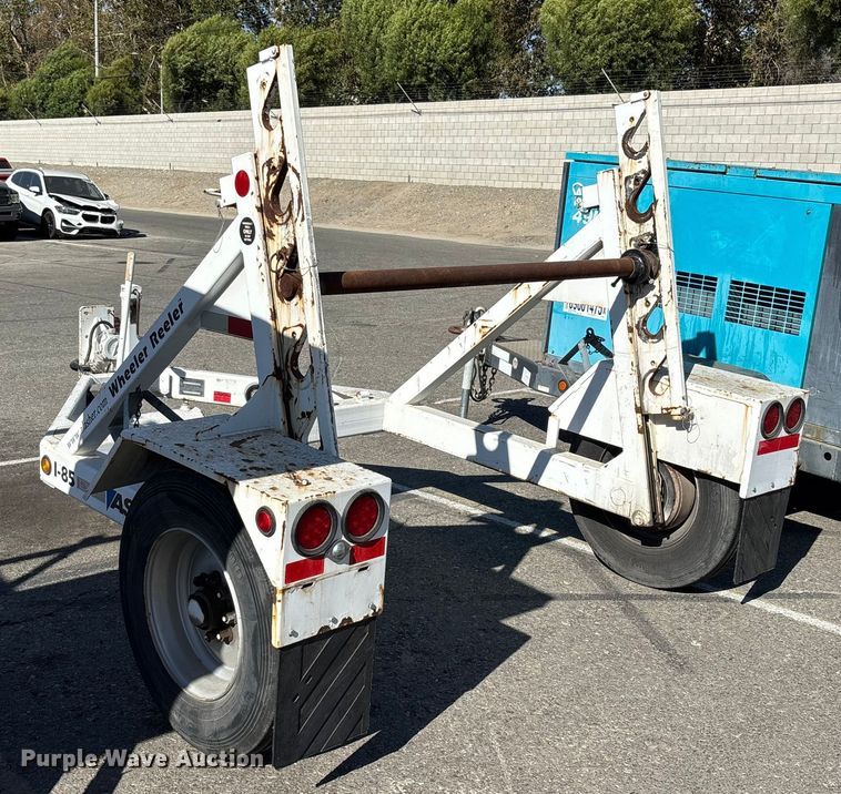 image for item YA0970 2018 Slabach Wheeler Reeler reel trailer