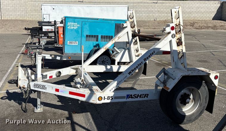 image for item YA0970 2018 Slabach Wheeler Reeler reel trailer