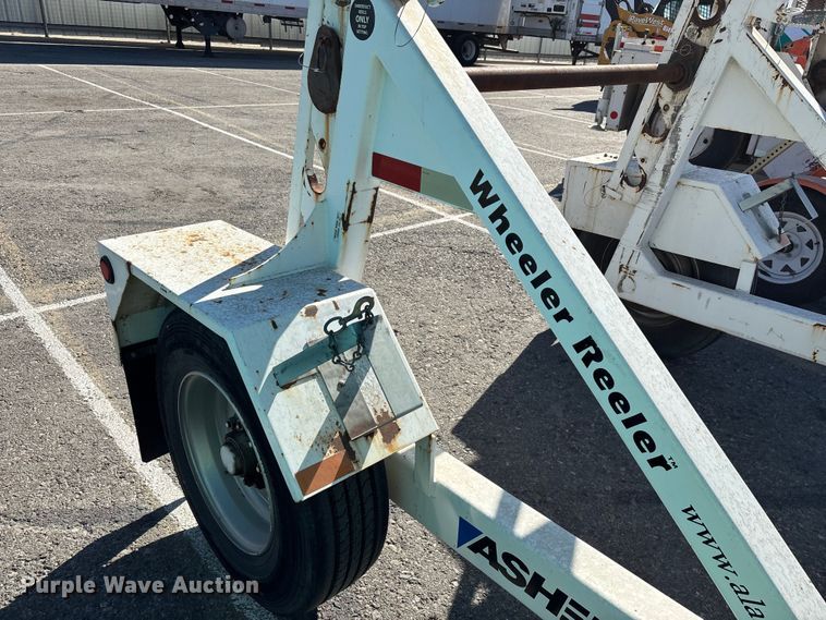 image for item YA0970 2018 Slabach Wheeler Reeler reel trailer