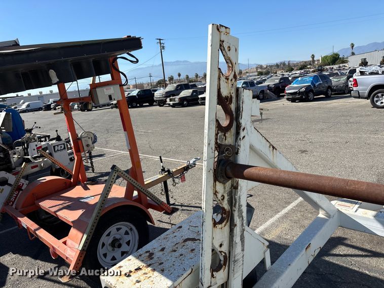 image for item YA0970 2018 Slabach Wheeler Reeler reel trailer