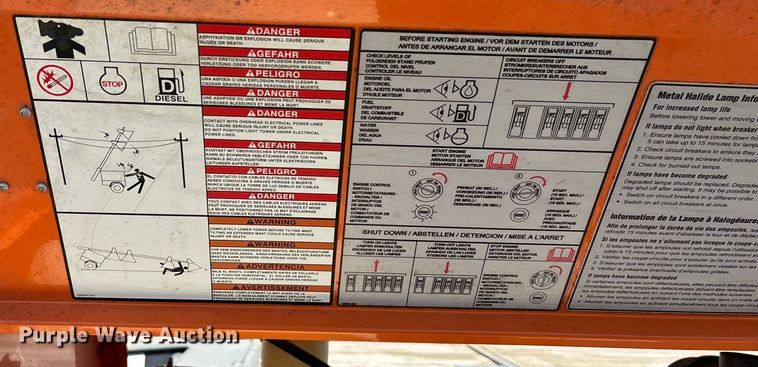 image for item YA0971 2017 Wanco light plant
