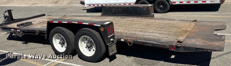 image for item YA0975 2018 Towmaster T-16DT tilt deck equipment trailer