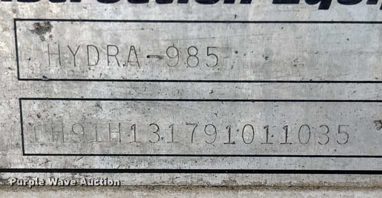 image for item YA0976 2009 Hogg & Davis HYDRA-985 cable puller trailer