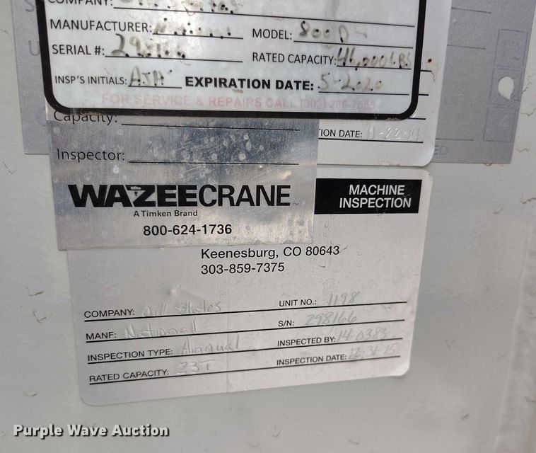 image for item YA0981 2013 Peterbilt  365 crane truck