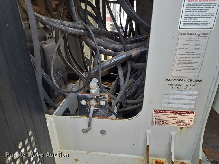 image for item YA1101 2012 Peterbilt 365 crane truck