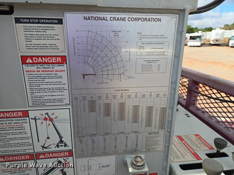 image for item YA1101 2012 Peterbilt 365 crane truck