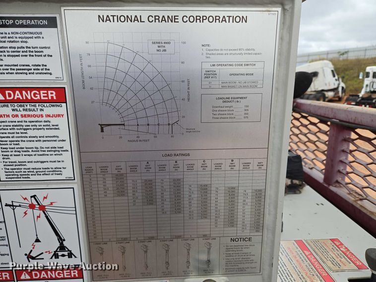 image for item YA1102 2013 Peterbilt 365  crane truck