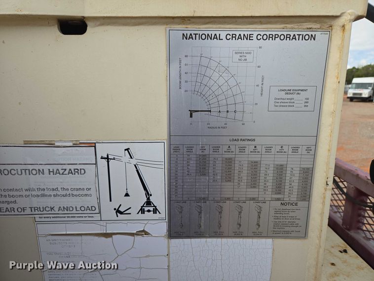 image for item YA1103 2012 Peterbilt 365 crane truck