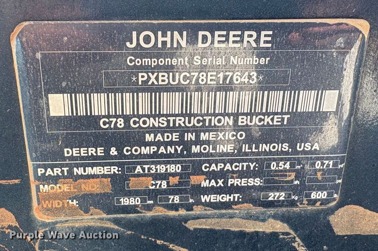 image for item YA1106 2025 John Deere 325G tracked skid steer loader
