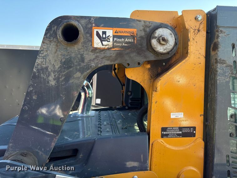 image for item YA1106 2025 John Deere 325G tracked skid steer loader