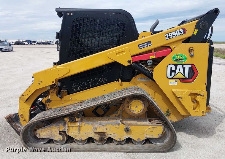 image for item YA1144 2021 Caterpillar 299D3 tracked skid steer loader