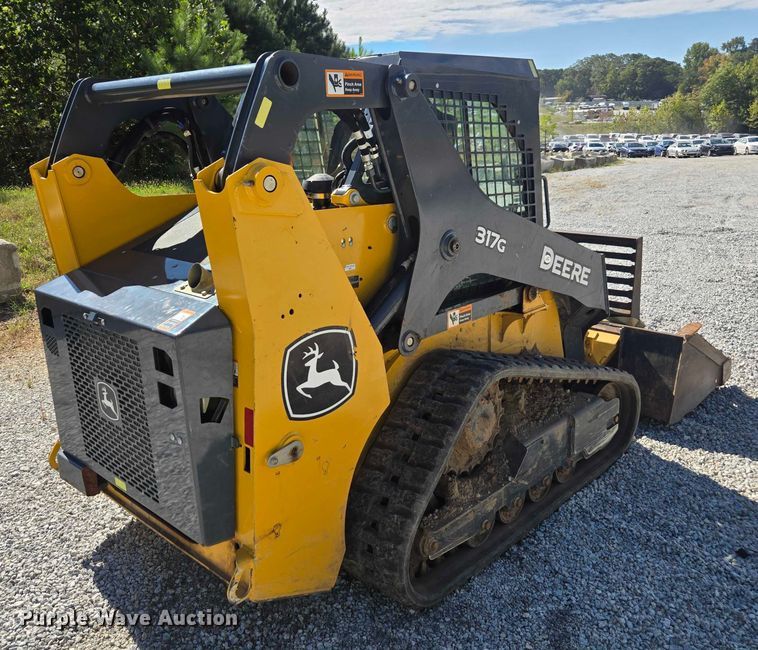 image for item YA1229 2021 John Deere 317G tracked skid steer loader