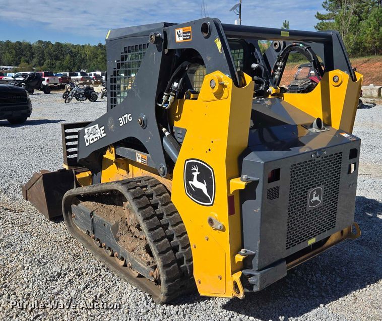 image for item YA1229 2021 John Deere 317G tracked skid steer loader