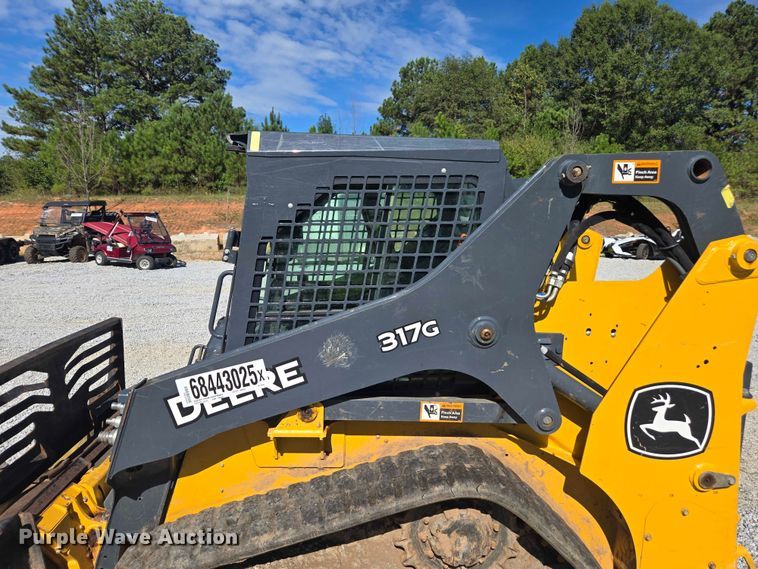 image for item YA1229 2021 John Deere 317G tracked skid steer loader