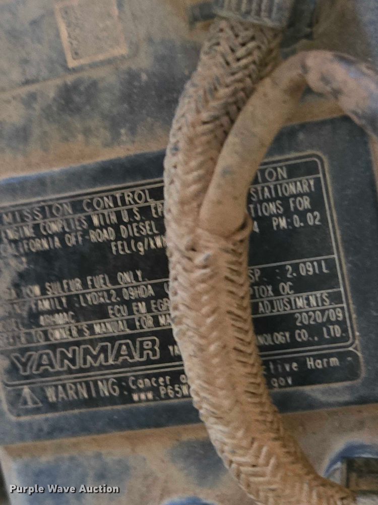 image for item YA1229 2021 John Deere 317G tracked skid steer loader