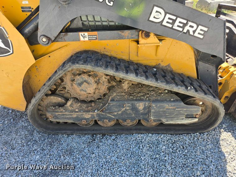 image for item YA1229 2021 John Deere 317G tracked skid steer loader