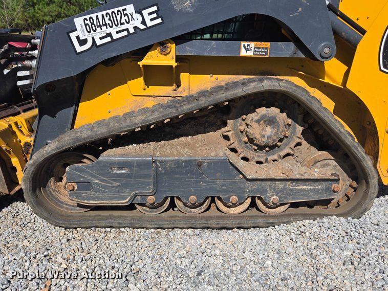 image for item YA1229 2021 John Deere 317G tracked skid steer loader