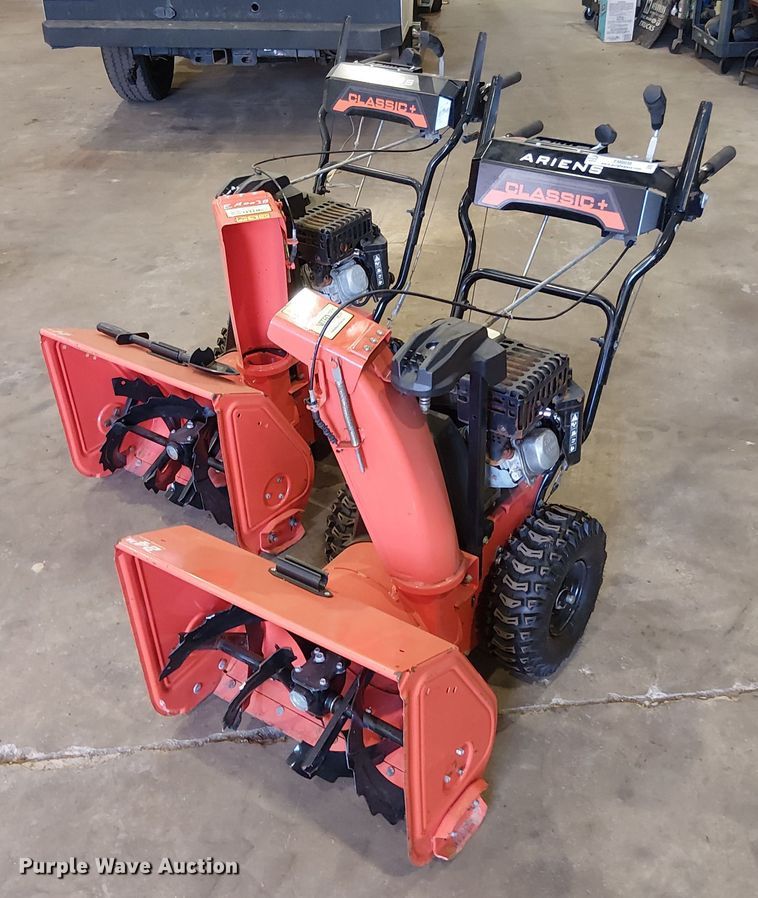 image for item EM0038 (2) Ariens snow blowers