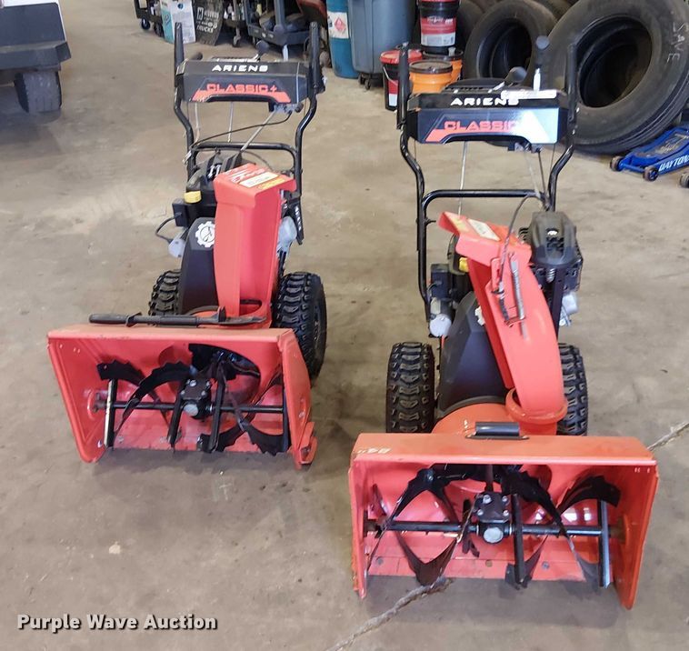 image for item EM0038 (2) Ariens snow blowers
