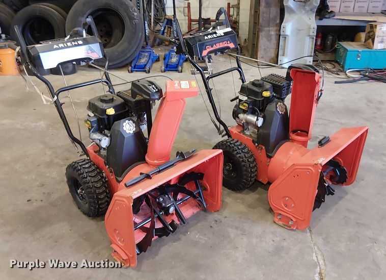 image for item EM0038 (2) Ariens snow blowers