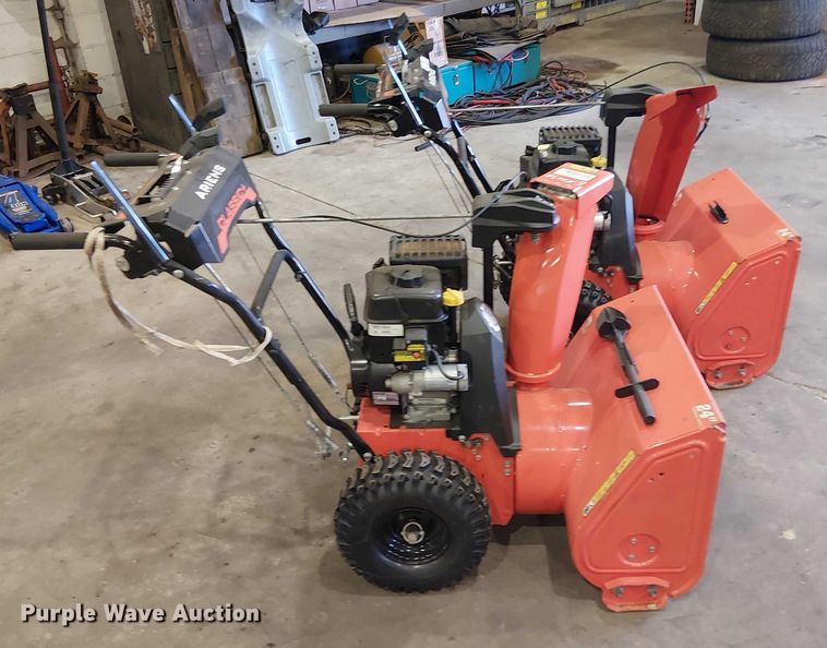 image for item EM0038 (2) Ariens snow blowers