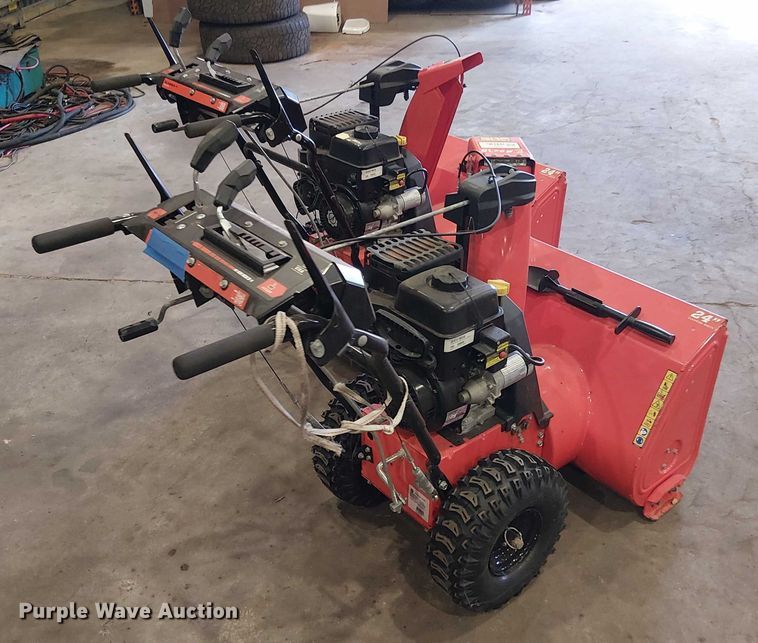 image for item EM0038 (2) Ariens snow blowers