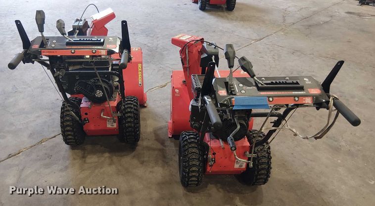 image for item EM0038 (2) Ariens snow blowers