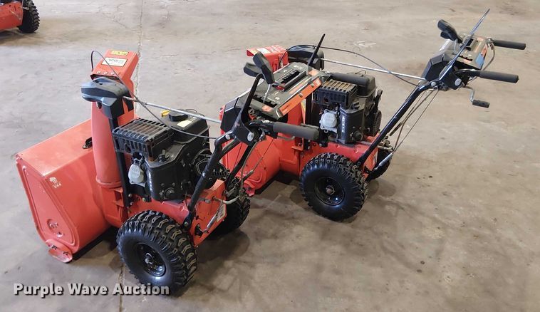 image for item EM0038 (2) Ariens snow blowers