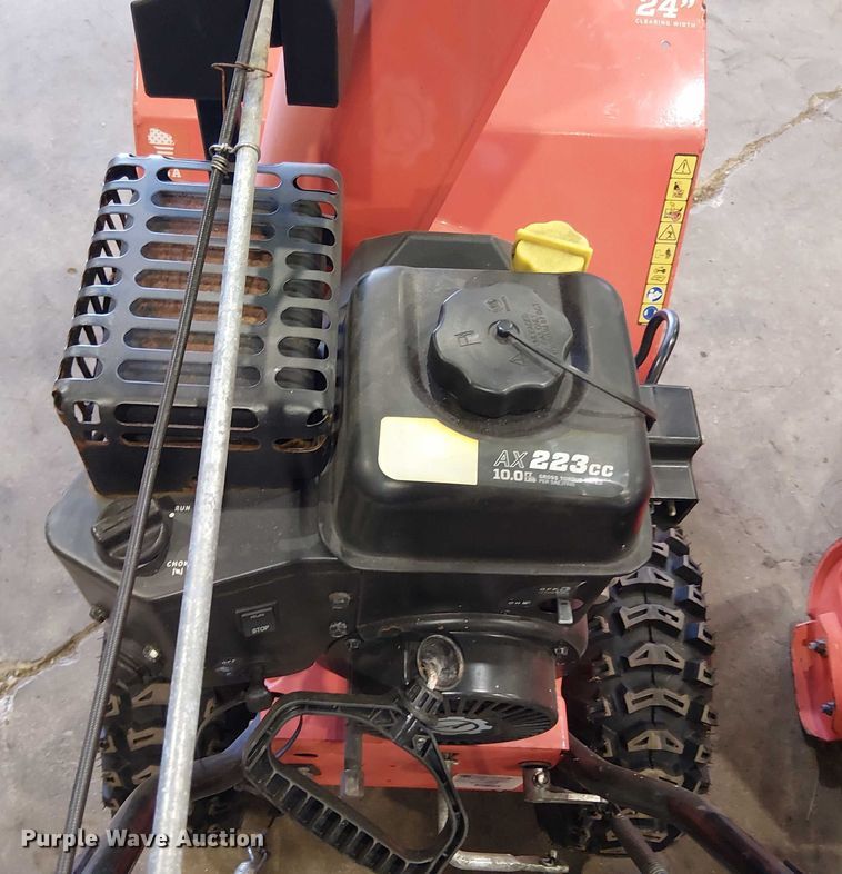 image for item EM0038 (2) Ariens snow blowers