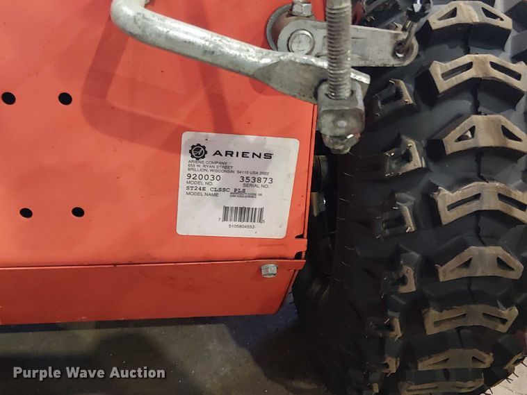 image for item EM0038 (2) Ariens snow blowers