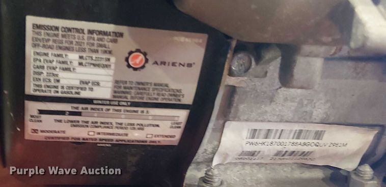 image for item EM0038 (2) Ariens snow blowers