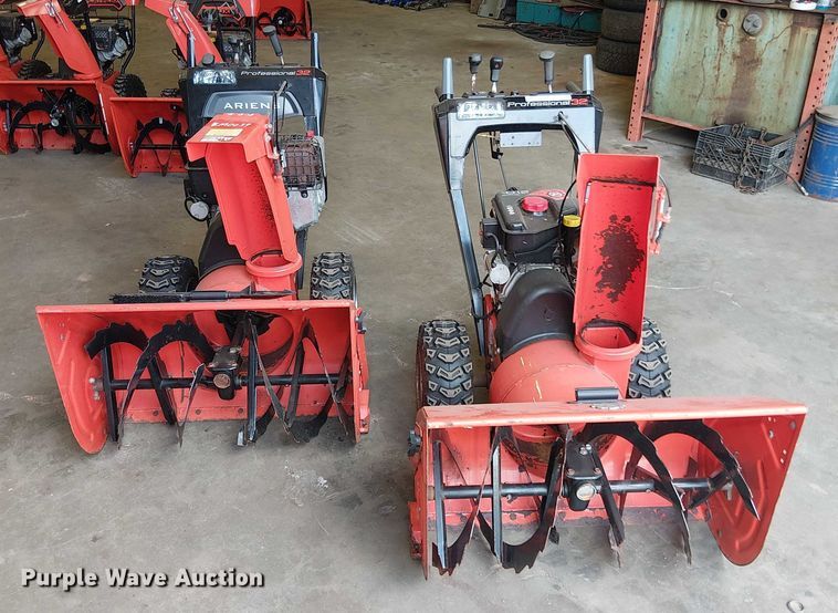 image for item EM0039 (2) Ariens snow blowers