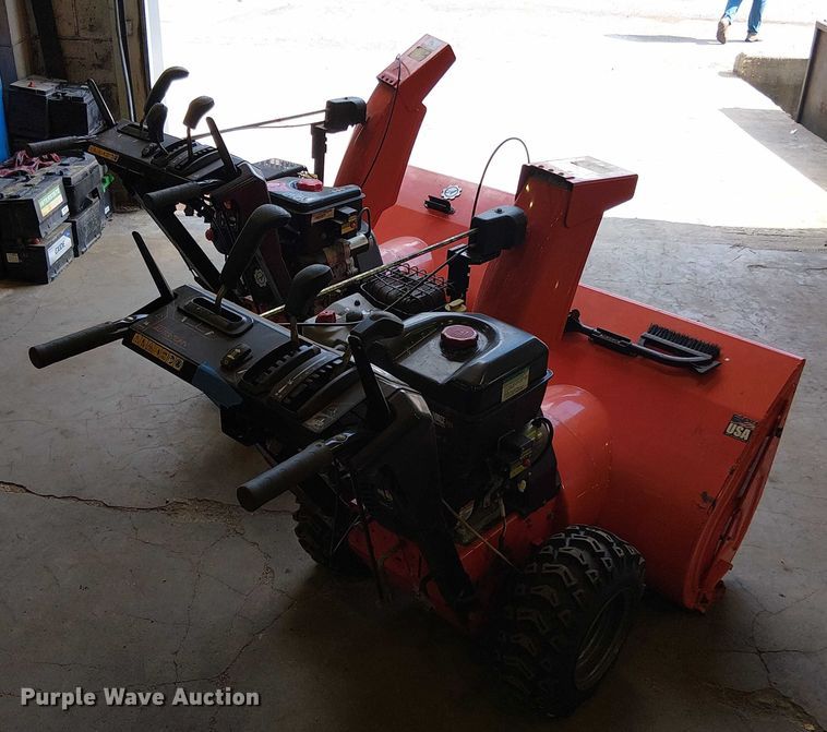 image for item EM0039 (2) Ariens snow blowers