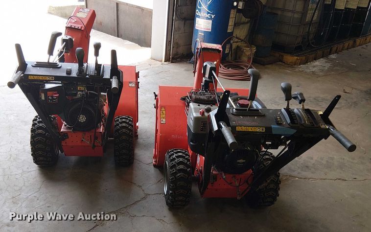 image for item EM0039 (2) Ariens snow blowers