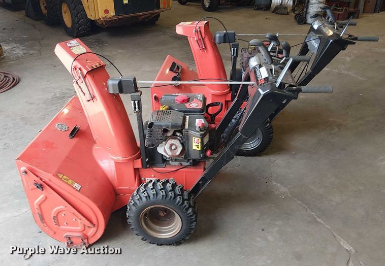image for item EM0039 (2) Ariens snow blowers