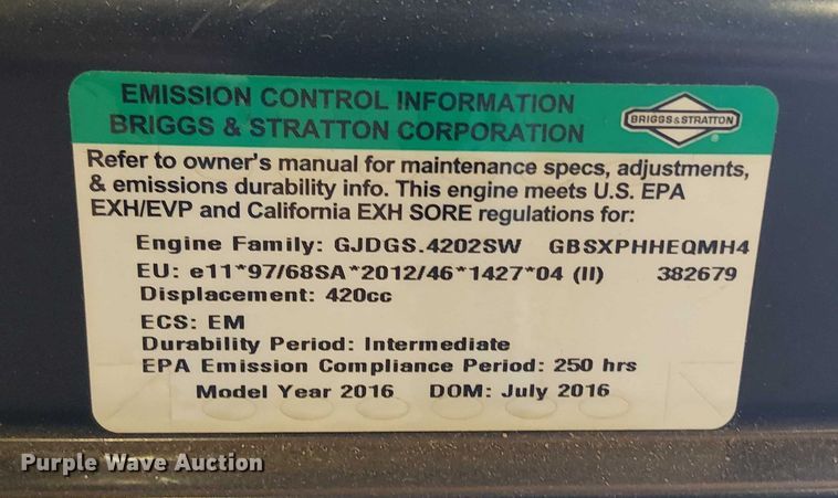 image for item EM0039 (2) Ariens snow blowers