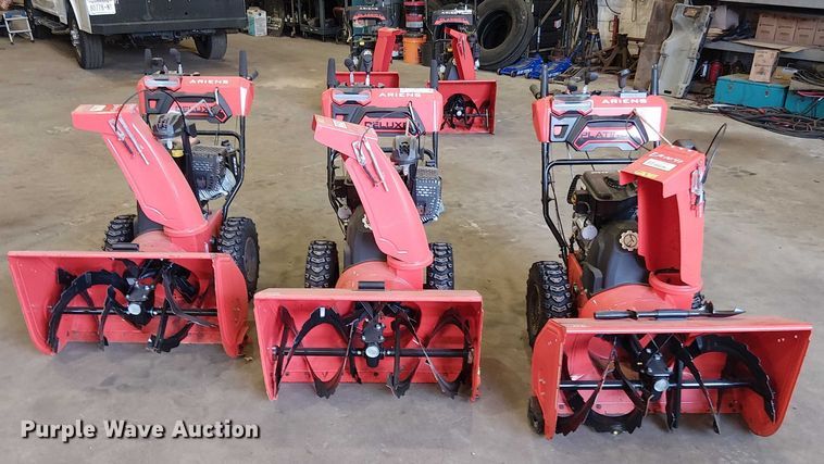 image for item EM0040 (3) Ariens snow blowers