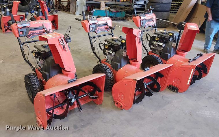 image for item EM0040 (3) Ariens snow blowers