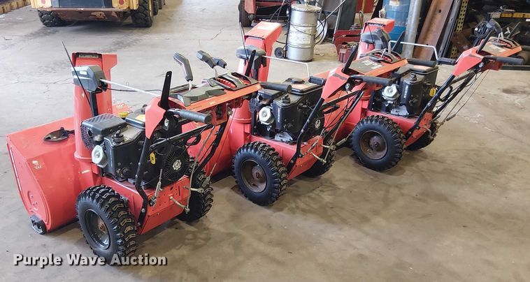 image for item EM0040 (3) Ariens snow blowers