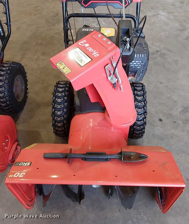 image for item EM0040 (3) Ariens snow blowers