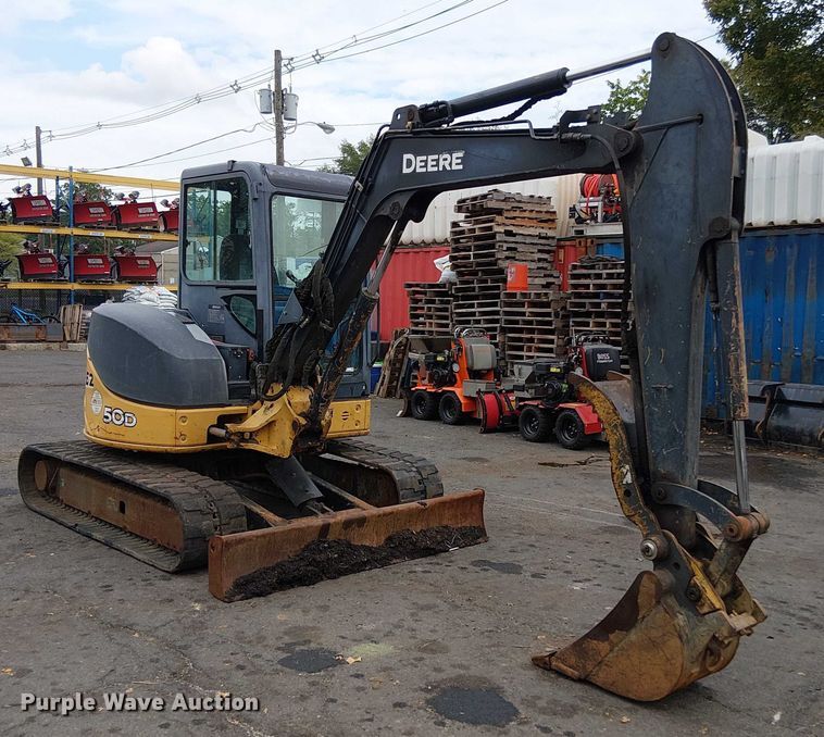 image for item EM0051 2012 John deere 50D mini excavator