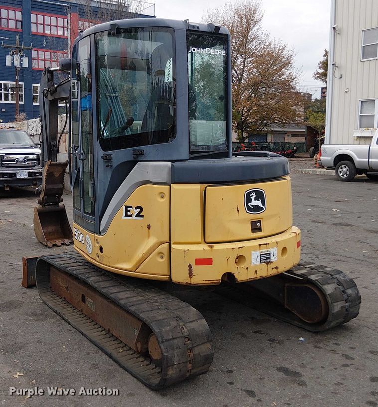 image for item EM0051 2012 John deere 50D mini excavator