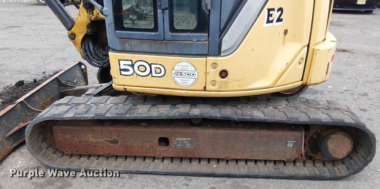 image for item EM0051 2012 John deere 50D mini excavator
