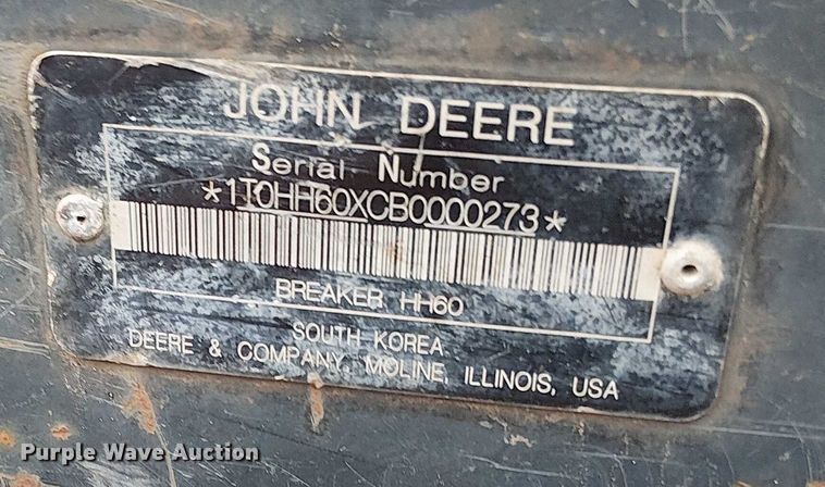 image for item EM0051 2012 John deere 50D mini excavator