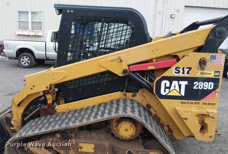 image for item EM0053 2016 Caterpillar 289D tracked skid steer loader