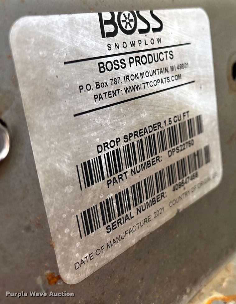 image for item EV4006 2021 Boss Snowrator snow pusher