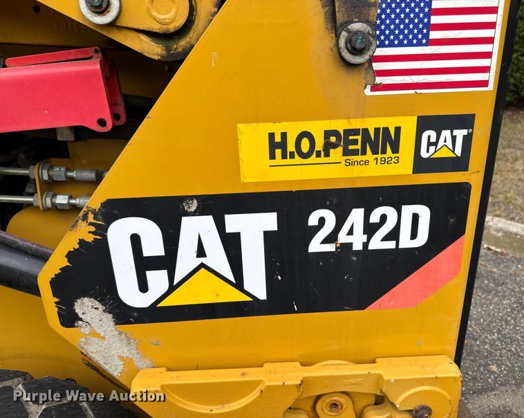 image for item EV4010 2015 Caterpillar 242D skid steer loader