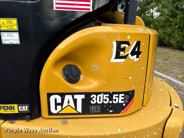 image for item EV4012 2017 Caterpillar 305.5E2 mini excavator