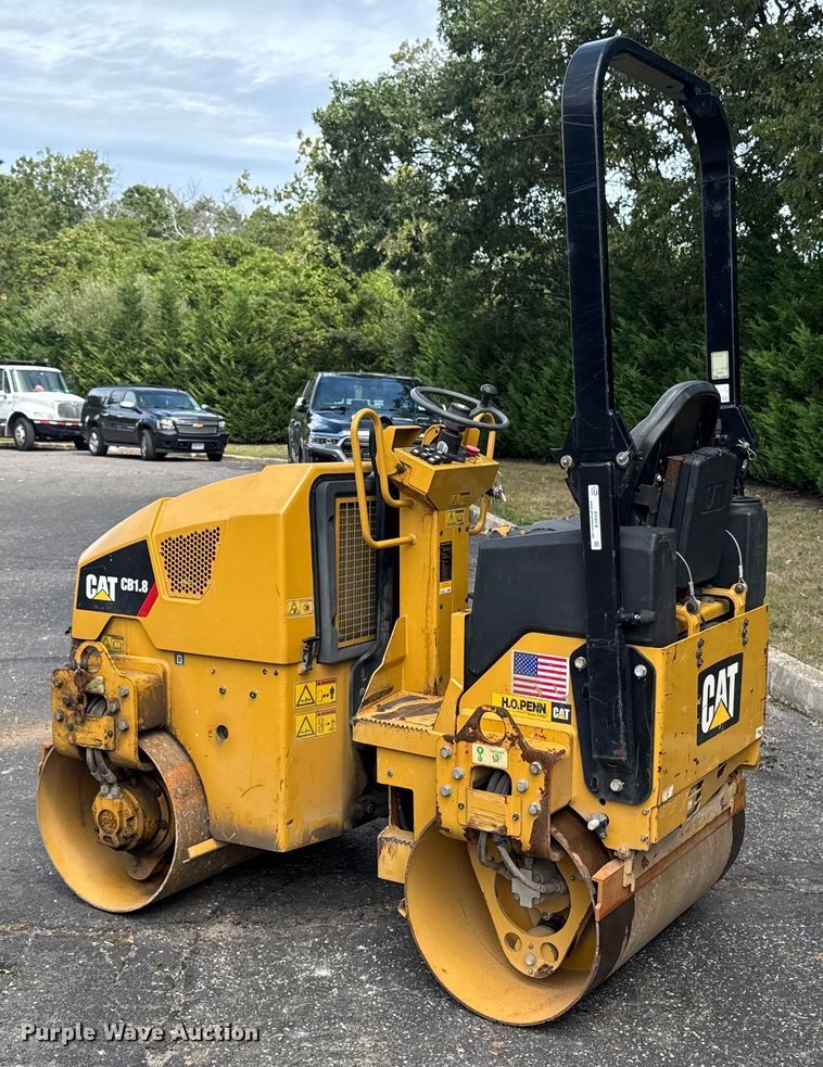 image for item EV4018 2019 Caterpillar CB1.8 double drum vibratory roller