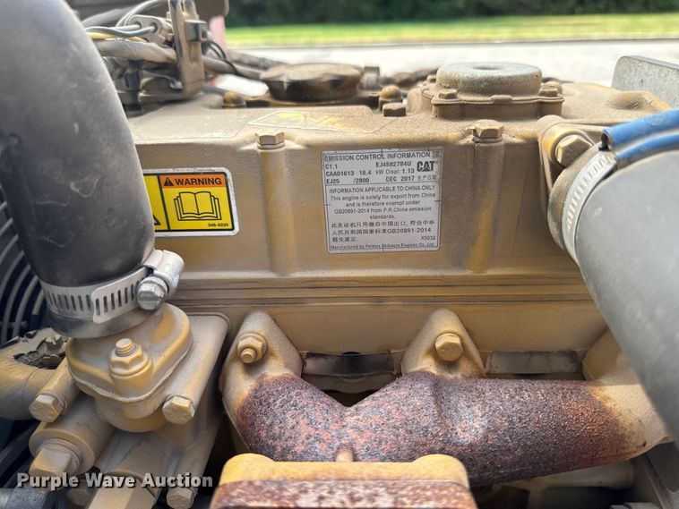 image for item EV4018 2019 Caterpillar CB1.8 double drum vibratory roller